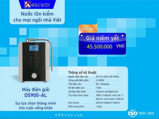 Máy tạo kiềm DS900-AL