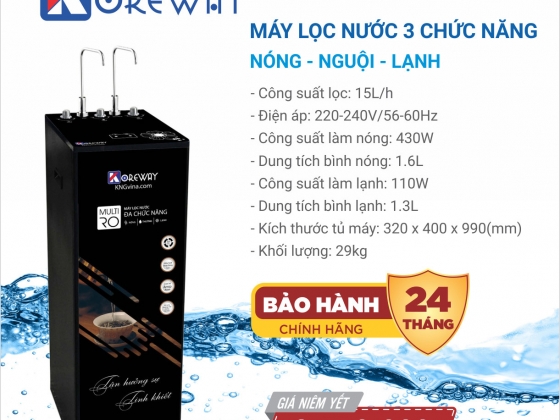 Máy lọc nước 3 chức năng - Nóng Lạnh Nguội