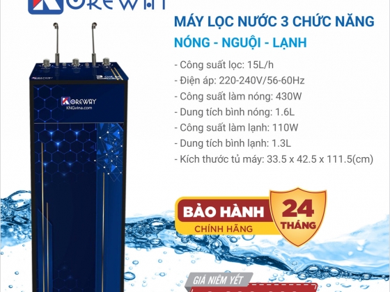 Máy lọc nước 3 chức năng - Nóng Lạnh Nguội - KG07NL