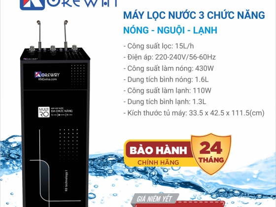 Máy lọc nước 3 chức năng - Nóng Lạnh Nguội - KG08NL