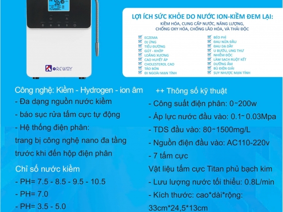 Máy tạo kiềm - DS900-AL-W